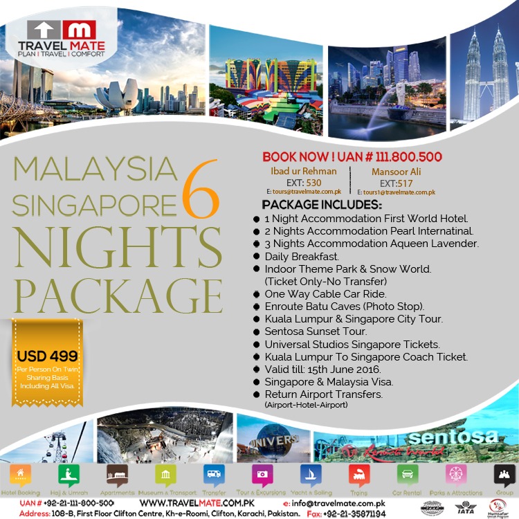 Malaysia Singapore 6 Nights Package - Travel Mate