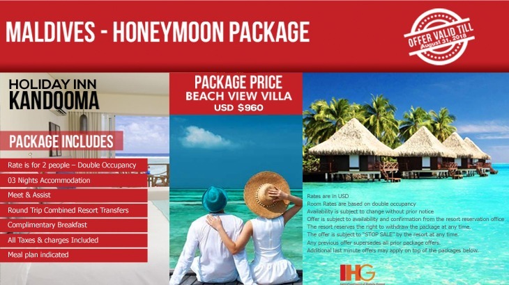 Maldives Honeymoon Package - Travel Mate