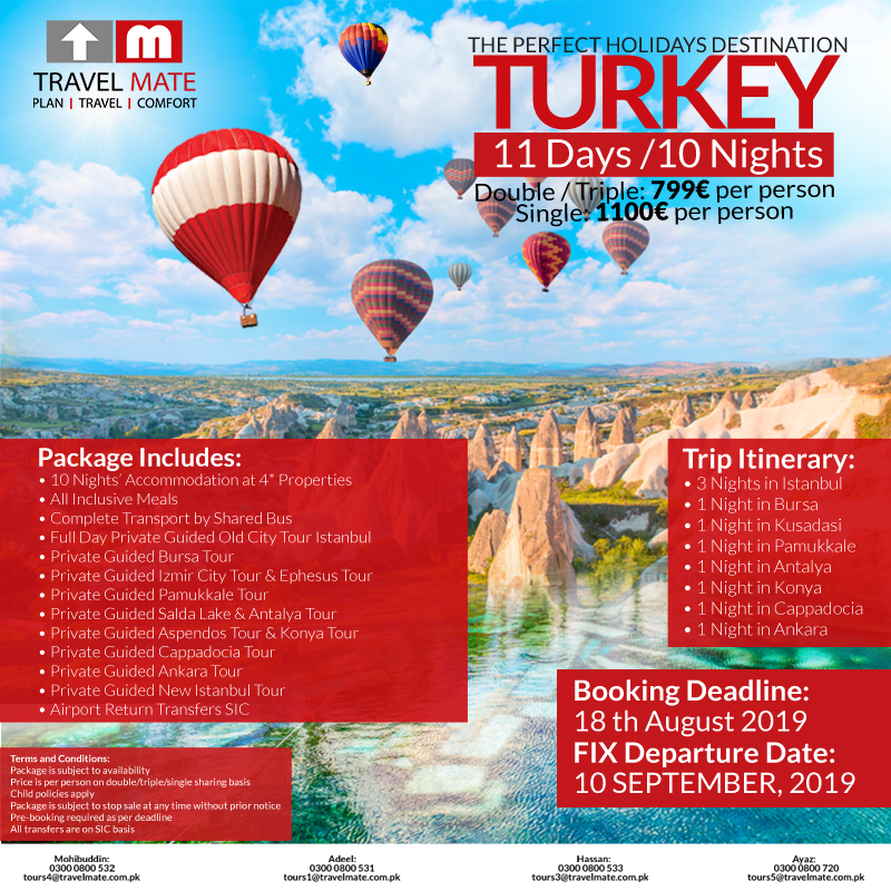 turkey travel tour packages