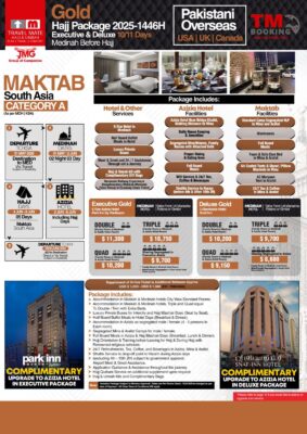 TMG Gold Hajj Package 2025