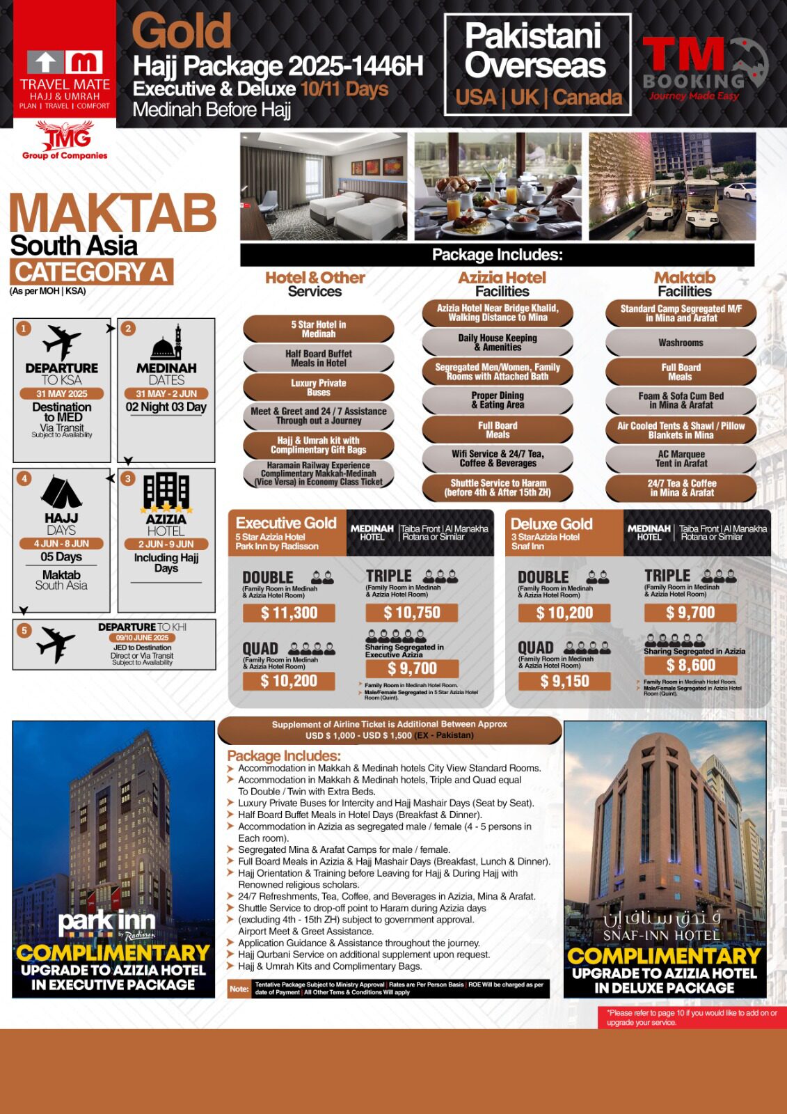 TMG Gold Hajj Package 2025